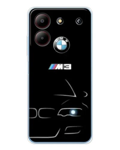 Чохол для ZTE Blade A54 з картинкою «Мінімалістичний принт BMW M3»