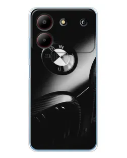 Чохол для ZTE Blade A54 з картинкою «Емблема BMW — макро»