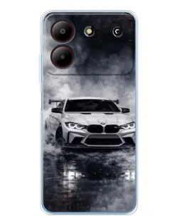 Чохол для ZTE Blade A54 з картинкою «BMW крізь туман»