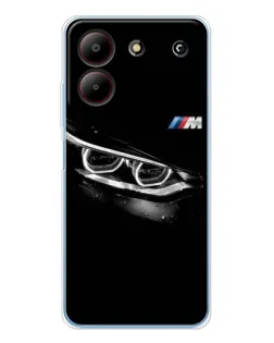Чехол для ZTE Blade A54 с картинкой «BMW — взгляд тигра»