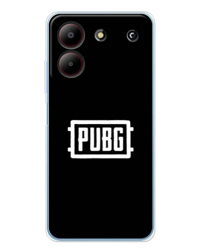 Чехол для ZTE Blade A54 с картинкой «Лого BMW — металлический блеск»