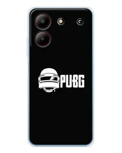 Чехол для ZTE Blade A54 с картинкой «PUBG — классический лого»