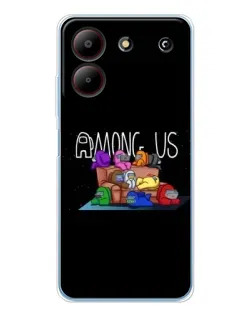 Чохол для ZTE Blade A54 з картинкою «Логотип Among Us» Чохол для ZTE Blade A54 з картинкою «Логотип Among Us»