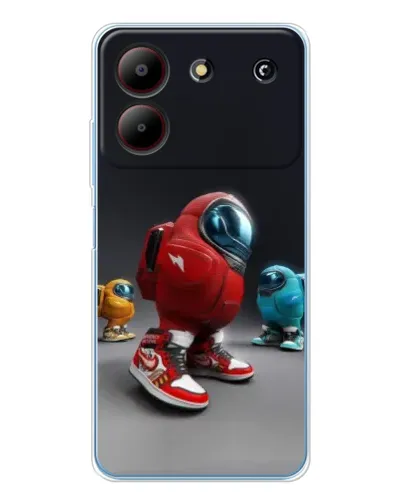 Чехол для ZTE Blade A54 с картинкой «Among Us — 3D стиль» Чехол для ZTE Blade A54 с картинкой «Among Us — 3D стиль»