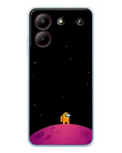 Чохол для ZTE Blade A54 з картинкою «Самотній герой на планеті» Чохол для ZTE Blade A54 з картинкою «Самотній герой на планеті»