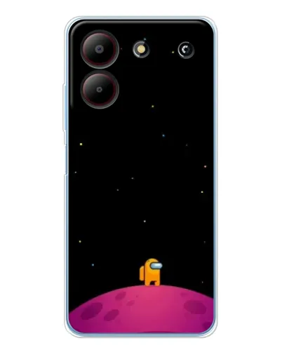 Чехол для ZTE Blade A54 с картинкой «Одинокий герой на планете» Чехол для ZTE Blade A54 с картинкой «Одинокий герой на планете»