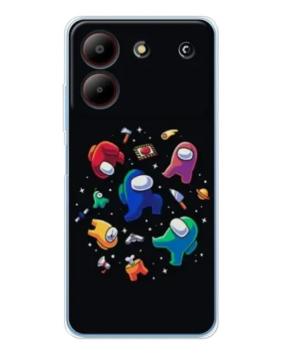 Чехол для ZTE Blade A54 с картинкой «Among Us космос» Чехол для ZTE Blade A54 с картинкой «Among Us космос»