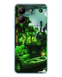 Чохол для ZTE Blade A54 з картинкою «Minecraft лісовий пейзаж» Чохол для ZTE Blade A54 з картинкою «Minecraft лісовий пейзаж»