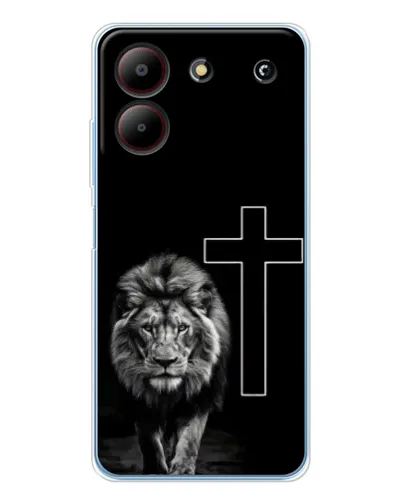 Чехол для ZTE Blade A54 с картинкой «Лев и Крест» Чехол для ZTE Blade A54 с картинкой «Лев и Крест»