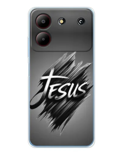 Чехол для ZTE Blade A54 с картинкой «Надпись Jesus Graffiti» Чехол для ZTE Blade A54 с картинкой «Надпись Jesus Graffiti»