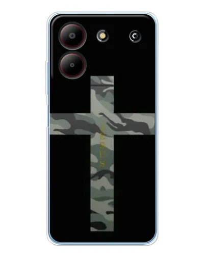Чехол для ZTE Blade A54 с картинкой «Милитари Крест» Чехол для ZTE Blade A54 с картинкой «Милитари Крест»