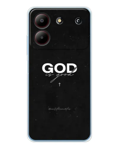 Чехол для ZTE Blade A54 с картинкой «GOD — Бог над всем» Чехол для ZTE Blade A54 с картинкой «GOD — Бог над всем»