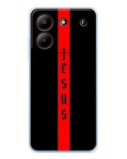 Чехол для ZTE Blade A54 с картинкой «Красная линия веры»