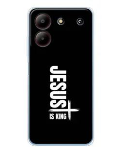 Чехол для ZTE Blade A54 с картинкой «Вертикаль веры Jesus»