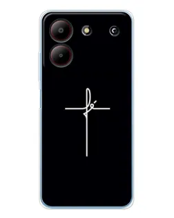 Чехол для ZTE Blade A54 с картинкой «Тонкий крест» Чехол для ZTE Blade A54 с картинкой «Тонкий крест»