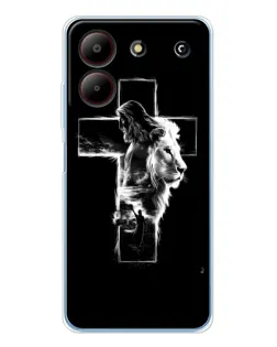 Чехол для ZTE Blade A54 с картинкой «Сияющий крест Jesus» Чехол для ZTE Blade A54 с картинкой «Сияющий крест Jesus»