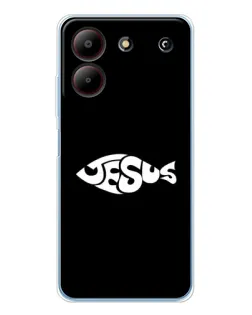 Чехол для ZTE Blade A54 с картинкой «Рыба Jesus» Чехол для ZTE Blade A54 с картинкой «Рыба Jesus»