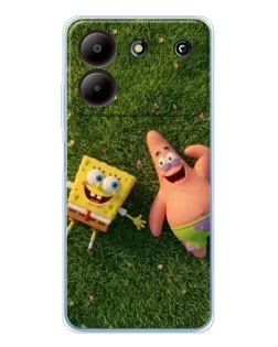 Чохол для ZTE Blade A54 з картинкою «Друзі на галявині»