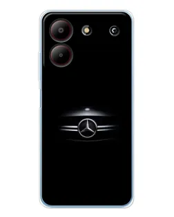 Чохол для ZTE Blade A54 з картинкою «Mercedes — абстрактні лінії»
