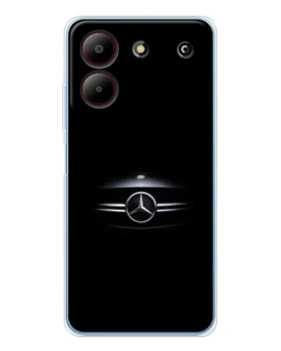 Чохол для ZTE Blade A54 з картинкою «Mercedes — абстрактні лінії»