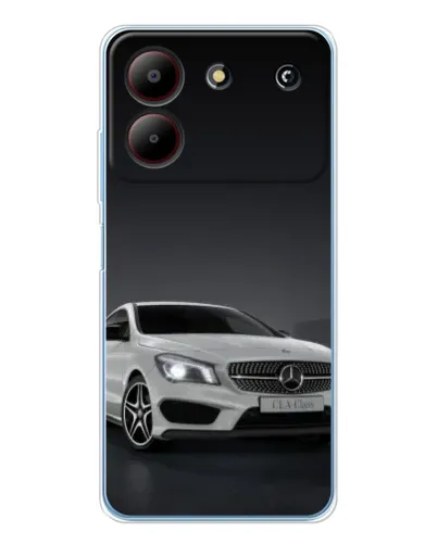 Чохол для ZTE Blade A54 з картинкою «Mercedes AMG GT Silver»