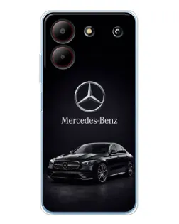 Чохол для ZTE Blade A54 з картинкою «Mercedes — решітка радіатора»