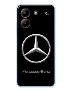 Чохол для ZTE Blade A54 з картинкою «Mercedes Silver Logo»