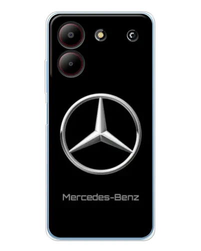 Чохол для ZTE Blade A54 з картинкою «Mercedes Silver Logo»