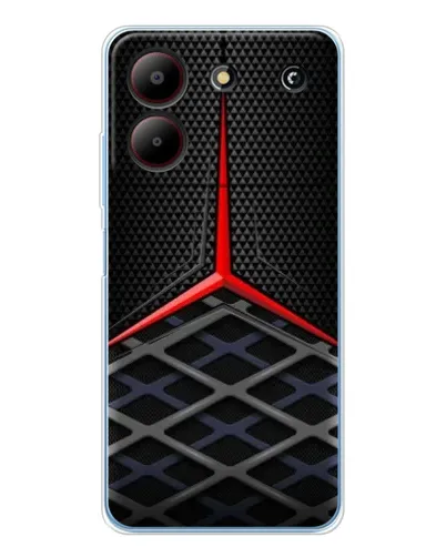 Чохол для ZTE Blade A54 з картинкою «Mercedes Carbon Grid»
