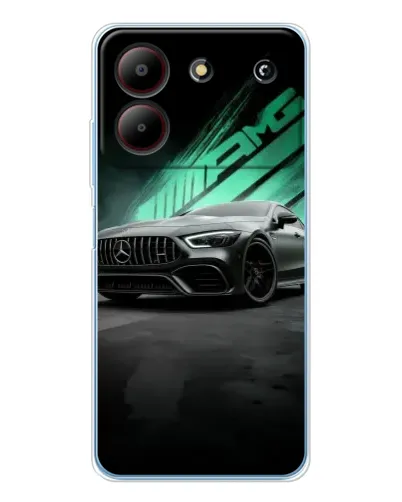 Чохол для ZTE Blade A54 з картинкою «Темний Mercedes AMG»