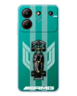 Чохол для ZTE Blade A54 з картинкою «Mercedes AMG Petronas»