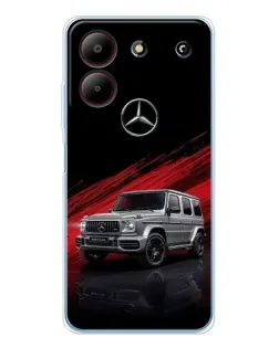 Чохол для ZTE Blade A54 з картинкою «Mercedes G-Class червоний»