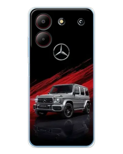 Чохол для ZTE Blade A54 з картинкою «Mercedes G-Class червоний»