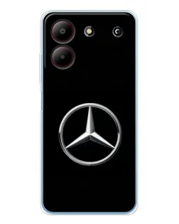 Чохол для ZTE Blade A54 з картинкою «Mercedes класичний лого»
