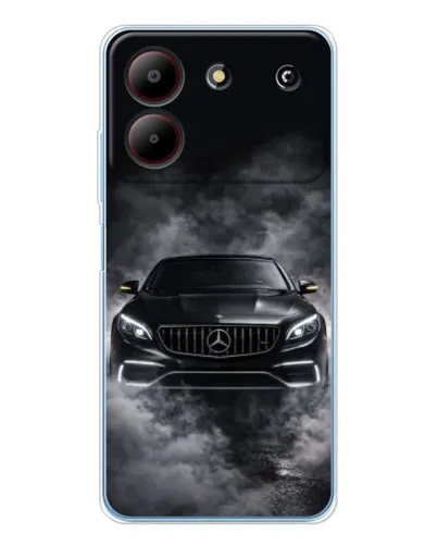 Чохол для ZTE Blade A54 з картинкою «Mercedes у диму»