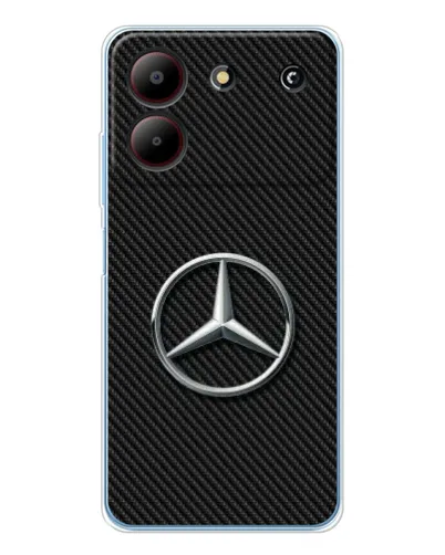 Чохол для ZTE Blade A54 з картинкою «Карбоновий Mercedes стиль» Чохол для ZTE Blade A54 з картинкою «Карбоновий Mercedes стиль»