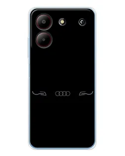 Чохол для ZTE Blade A54 з картинкою «Audi — світловий підпис»