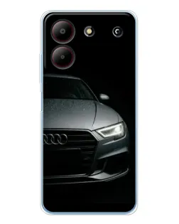 Чохол для ZTE Blade A54 з картинкою «Audi — деталізація кузова»
