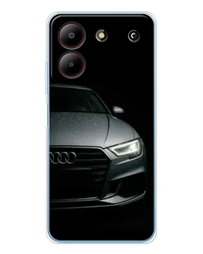 Чехол для ZTE Blade A54 с картинкой «Audi — детализация кузова» Чехол для ZTE Blade A54 с картинкой «Audi — детализация кузова»