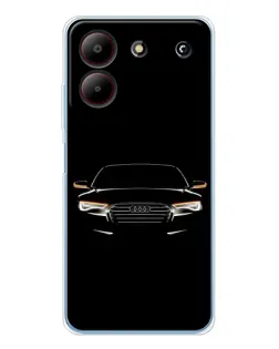 Чохол для ZTE Blade A54 з картинкою «Audi — нічний контур»