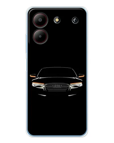 Чехол для ZTE Blade A54 с картинкой «Audi — ночной контур» Чехол для ZTE Blade A54 с картинкой «Audi — ночной контур»