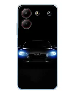 Чохол для ZTE Blade A54 з картинкою «Audi в неоні»