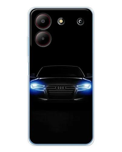 Чехол для ZTE Blade A54 с картинкой «Audi в неоне» Чехол для ZTE Blade A54 с картинкой «Audi в неоне»