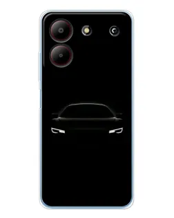 Чохол для ZTE Blade A54 з картинкою «Погляд Audi у темряві»