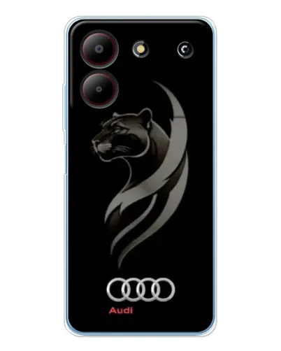 Чехол для ZTE Blade A54 с картинкой «Графика — пантера и Audi» Чехол для ZTE Blade A54 с картинкой «Графика — пантера и Audi»