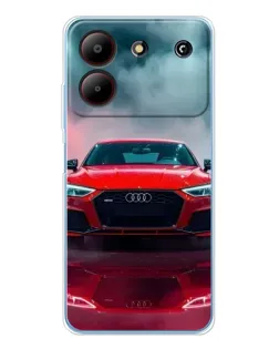 Чохол для ZTE Blade A54 з картинкою «Audi RS — червоний стиль»