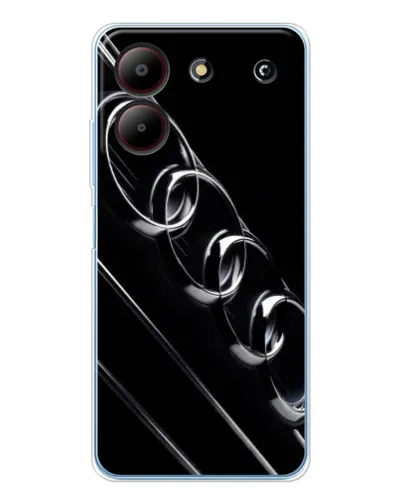 Чехол для ZTE Blade A54 с картинкой «Audi — абстрактные кольца» Чехол для ZTE Blade A54 с картинкой «Audi — абстрактные кольца»
