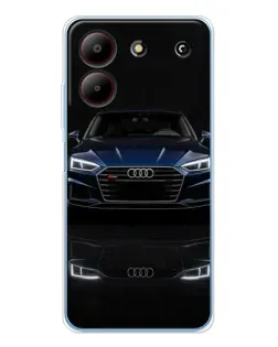 Чохол для ZTE Blade A54 з картинкою «Audi — нічне відображення»