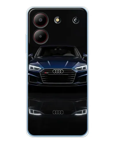 Чехол для ZTE Blade A54 с картинкой «Audi — ночное отражение» Чехол для ZTE Blade A54 с картинкой «Audi — ночное отражение»