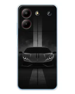 Чехол для ZTE Blade A54 с картинкой «Lamborghini симметрия дорог»